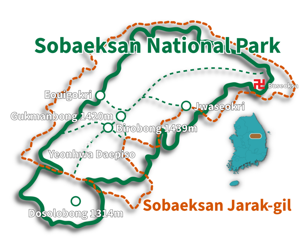 sobaeksan multi-day hikes